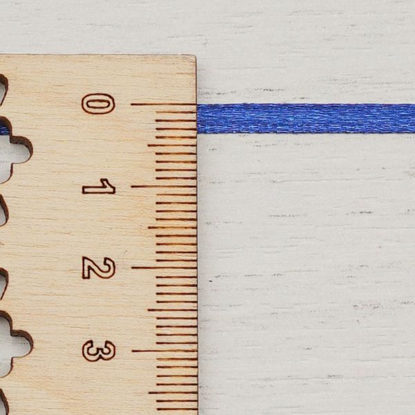 Лента атласная 2-сторонняя 3.0 мм / 100±2 метров, (156 т.синий), Globus