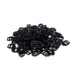 Пряжка-рамка регулировоч.20мм цв. черный, 100 шт