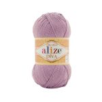 Пряжа Alize (Ализе) Diva / уп.5 мот. по 100 г, 350м, 505 пепельно-сиреневый A