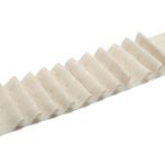 Лента (тесьма) шторная: сборка параллельная (1:2.5) 70 мм / 100 метров, бежевая