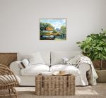 Картина по номерам Фрея, Утро в деревне, 50х40 см