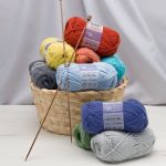 Пряжа Люблю вязать Фитнес 100 / уп.6 мот. по 50 г, 100 м, 990 черный