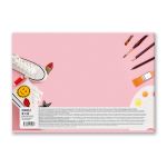 Альбом для рисования 100 г/м², A4 29х20.5 см, 20 шт, на скобе 24 л, 24АЛСК4_000204 Живи на полную, Светоч