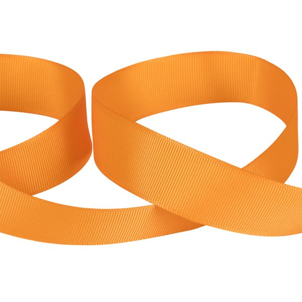Лента репсовая нарезка 25.0 мм / 5 шт по 5.4 метра, 016 т.оранжевый, Gamma GR-25