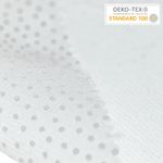 Дублерин эластичный точечный 78 г/м², 150 см / рул. 50 метров, белый 2, G-78etw Gamma