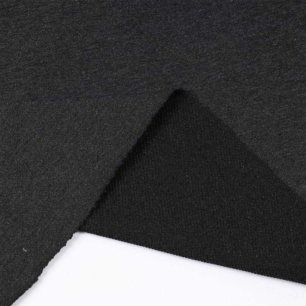 Футер 2-нитка петля поликоттон стрейч 220 г/м², 160 см / 3 метра, ФУТ2Х.TBY.ХЛ-ПЭ.СЕР.МЕЛ1.3, цв.серый меланж