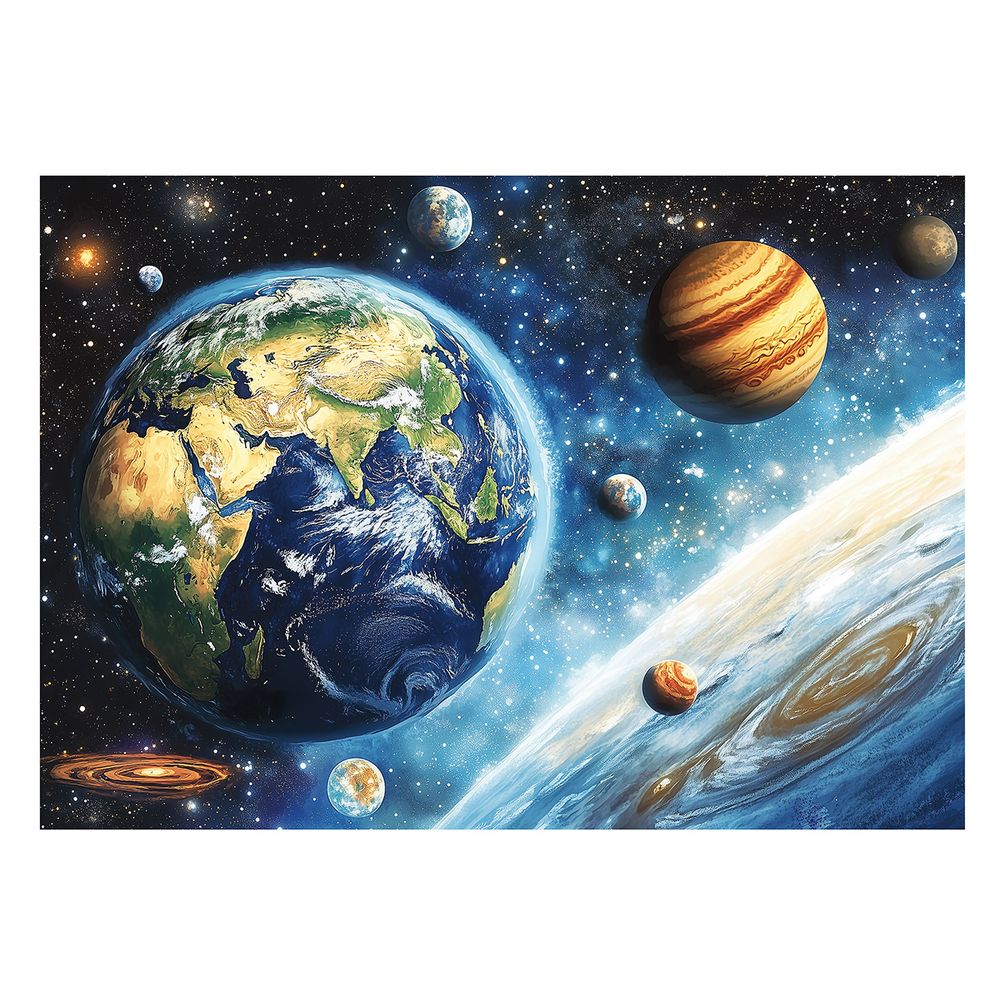 Пазл. Премиальная коллекция 1000 элементов, TOP-PZL-1000/06 Парад планет, Фрея