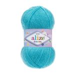 Пряжа Alize (Ализе) Sekerim Bebe / уп.5 мот. по 100 г, 320м, 287 бирюзовый A