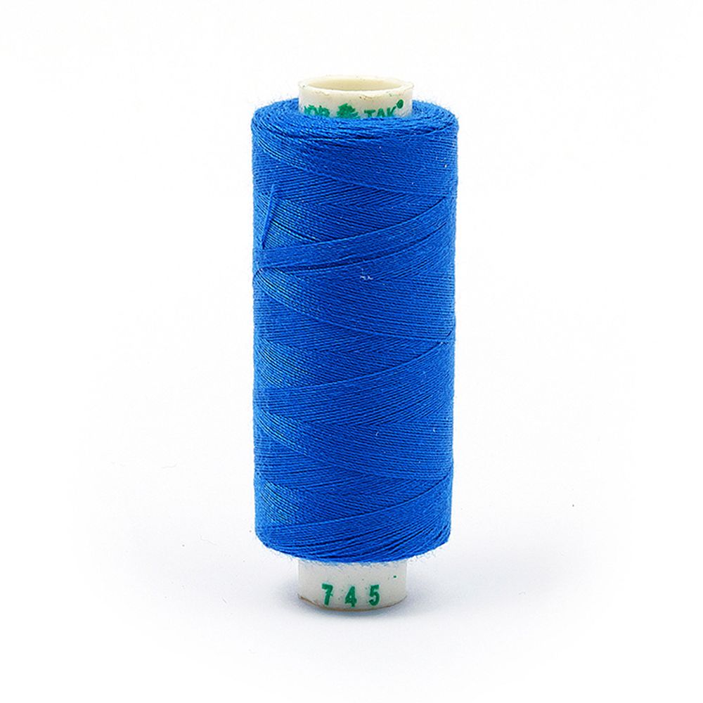 Нитки швейные бытовые Dor Tak 40/2, 366 м / 10 кат., 745 синий