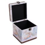 Шкатулка декоративная сундучок 18х18х18 см, 012 Парижские улочки, Gamma DBK-09