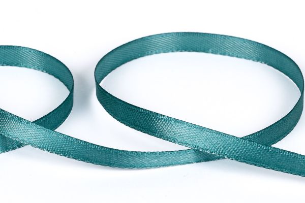 Лента атласная 1-сторонняя 6.0 мм / 33±2 метра, №527L(18-4728) т.зеленый, Gamma