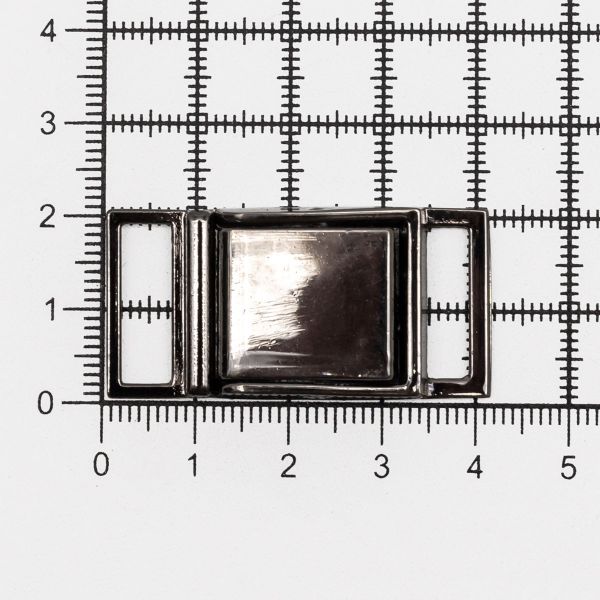 Пряжка ременная металл 16 мм (чер.никель), 6 шт