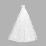 Кисти шторные 65.0 мм, декоративные, п/э, белый, уп.12 шт