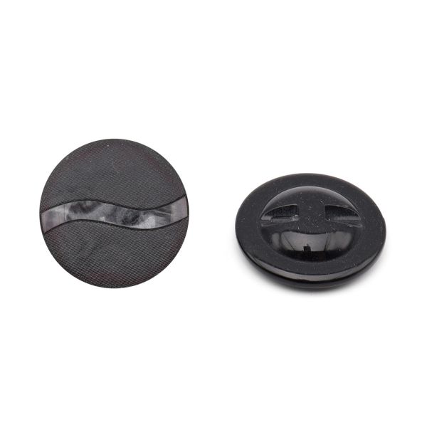 Пуговицы на ножке 44L (28мм) (blk-221 (черный)), CB-L-050, 72 шт