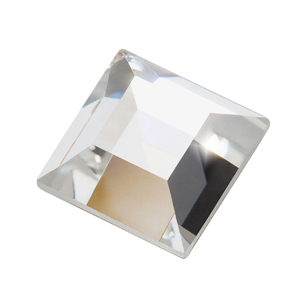 Стразы клеевые стекло 6х6 мм, 144 шт, белый (crystal), Preciosa 438-23-210 i