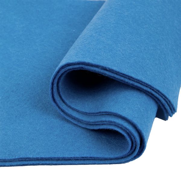 Фетр листовой 1 мм, 20х30 см, 5 шт, CH682 св.синий, Blitz FKC10-20/30