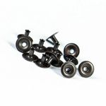 Часть кнопки Альфа (S-образная) ⌀11 мм (D-часть), темная медь ГР, 100 шт, 1319, BIG