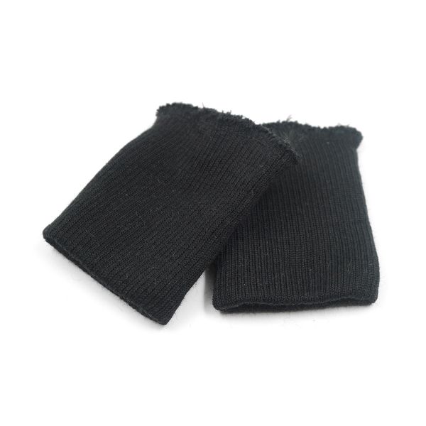 Манжеты трикотажные 7.0х9.5 см, уплотненный 2х1, 004 черный