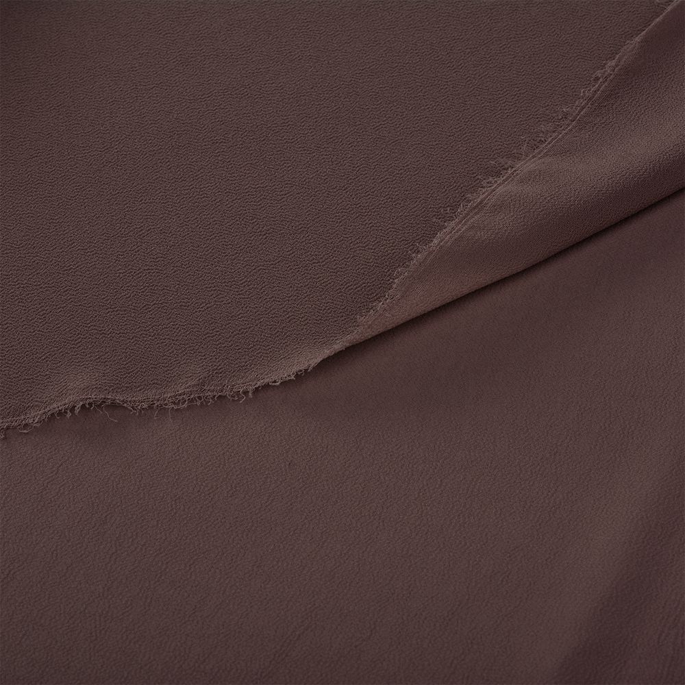 Креп шифон 105 г/м², 150 см / 35 метров, TBY.8021-258, цв.258 светло-земляной