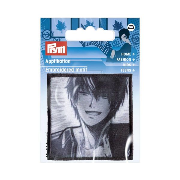 Термоаппликация K-Pop Юноша чер/бел, Prym