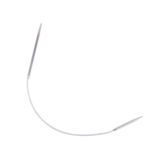 Спицы круговые металл ⌀3.0 мм, 25 см, с металлической леской, Gamma MNF