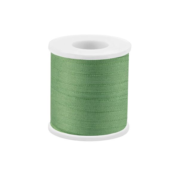 Лента (тесьма) шелковая 4.0 мм / 45.5±0.5 метров, №209 салатовый, Gamma SR-4