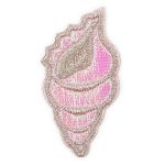 Термоаппликация Розовая ракушка, 2.7х5см, Hobby&Pro