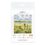 Набор для вышивания нитками МП Студия, Летняя пастораль 22х20см