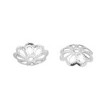 Шапочка для бусин, 10мм 50 шт/упак, Astra&Craft (Никель), 4AR198