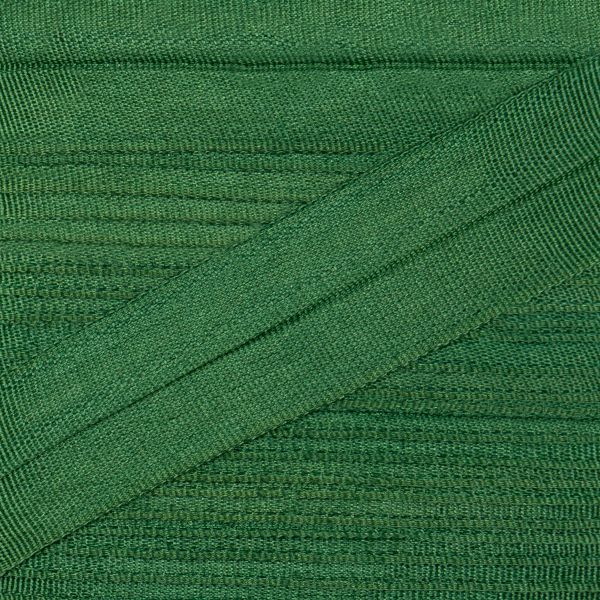 Лента (тесьма) шелковая 13.0 мм / 45.5±0.5 метров, №194 зеленый, Gamma SR-13