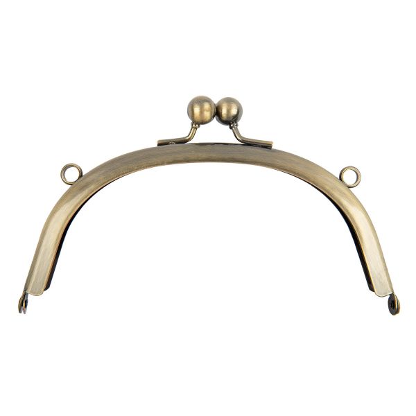 Застежка для сумки фермуар 16.5х10.5 см, 1 шт, 02 под состаренную бронзу, Gamma FER-23