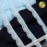 Кружево эластичное (стрейч) 15 мм / 5 метров, TBY.8031, цв.F183 голубой