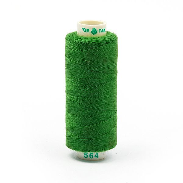 Нитки швейные бытовые Dor Tak 40/2, 366 м / 10 кат., 564 зеленый