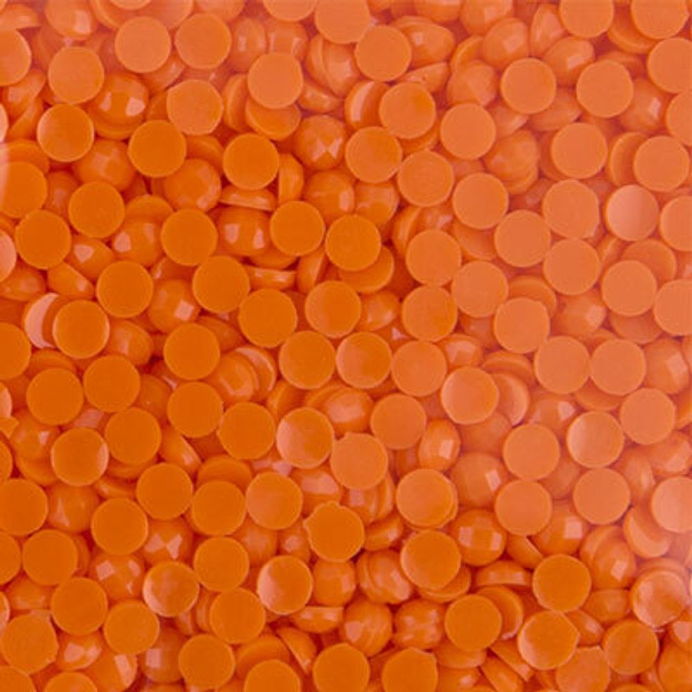 Стразы неклеевые акрил 2.5 мм, 10х10 г, /РП/, №3198 яр.оранжевый, Zlatka OZM