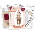 Набор для шитья игрушки Овечка Пегги 28 см, Miadolla FL-0406