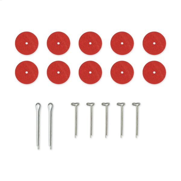 Набор креплений для суставов мишек Тедди фибра ⌀25 мм, 5 шт, NCF-25, HobbyBe NCF-25