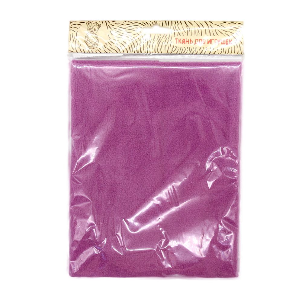 Трикотаж для кукол флис 180 (47х50 см-+3см) (29530 т.сиреневый)