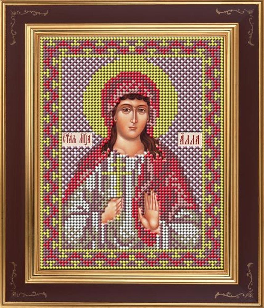 Galla Collection, Икона Святая мученица Алла 12х15 см