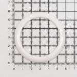 Кольцо пластик ⌀45/59 мм, белое, 10 шт