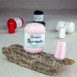 Пряжа Astra Premium (Астра Премиум) Пух норки / уп.1 мот. по 50 г, 290 м, 037 пудровый