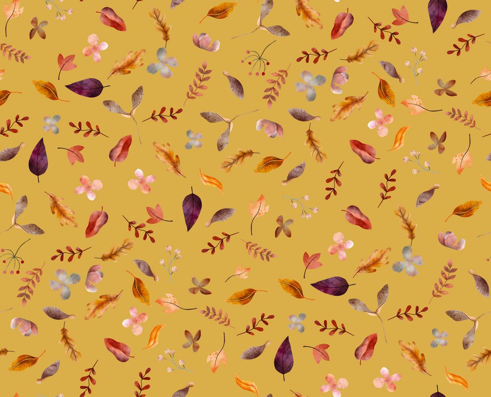 Ткань для пэчворка Peppy Осенний бал 50х50 см, 135 г/м², ±5, ОБ-23 желтый, Peppy