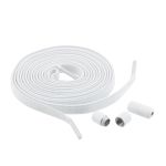 Шнурки эластичные с застежкой №2 Белый, Blitz GBG-006