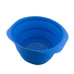 Дуршлаг силиконовый 27.5х23.5х14 см, круглый с ручками, Pan-Cake SPC-0008