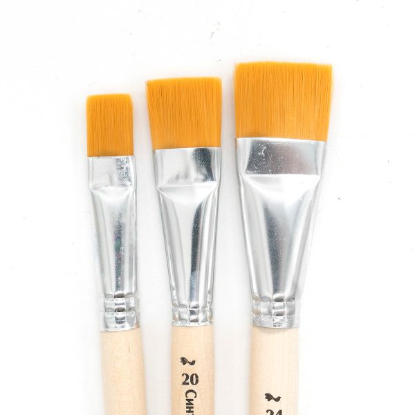 Набор 3 кистей 