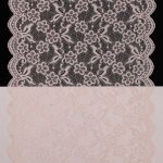Кружево бельевое эластичное 400 мм / 13.72 м, цв. C571 молочный