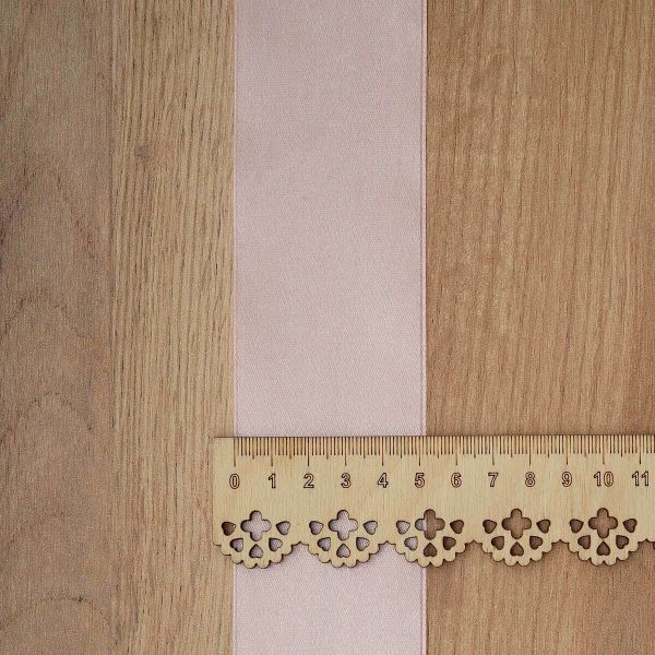 Лента атласная 1-сторонняя 50.0 мм / 22.86±1 метров, 034 пудровый, Globus