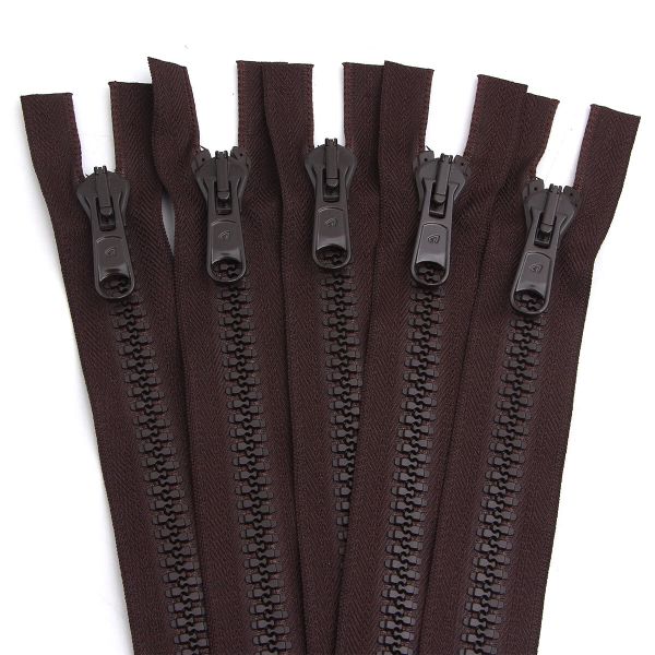 Молния трактор Arta Т8 (8 мм) 2 зам., разъем., 75 см, цв. 068 т.коричневый, уп.5 шт