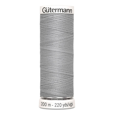 Нитки универсальные Gutermann Sew-all, 200м, 038 св.серый, 5 катушек