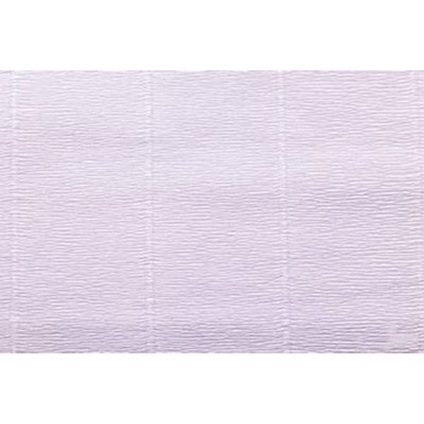 Бумага гофрированная (креповая) 180 г/м², 50 см / 2.5 метра, 592 св.сиреневый, Blumentag GOF-180