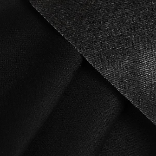 Дублерин воротничковый (сорочечный) 170 г/м², 112 см / 100 метров, INT.170B, черный, IdealTex